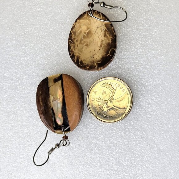 Wood Inspired Earrings - Picture 6 of 9